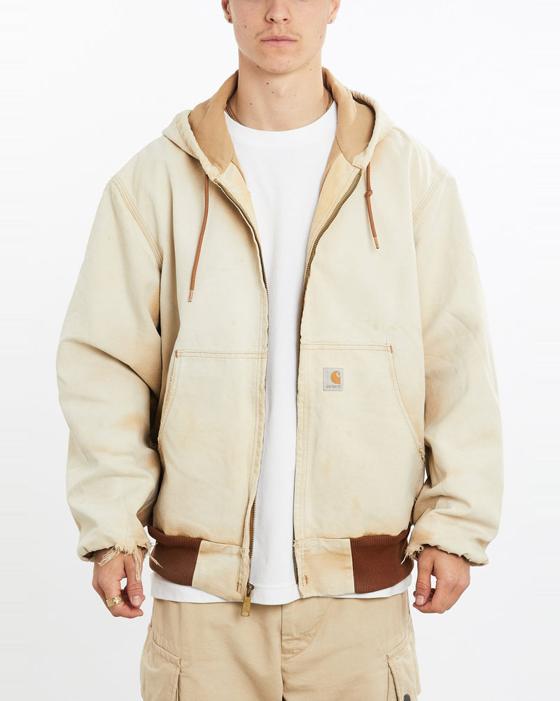 Vintage, Carhartt, Active', Jacket, The Real Deal, size extra large, colour Brown, newtown, sydney, australia, thrift store, opshop, preloved, secondhand, sustainable, retro, antique, 70s, 80s, 90s, 2000s, 00s, fashion, clothing, streetwear, trendy, garment, style, boutique, store, shop, archive, sale, cheap, best, top, Jackets