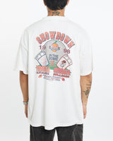 Vintage 1998 Chick-fil-A 'Peach Bowl' Cavaliers vs Bulldogs Tee <br>XL , The Real Deal , newtown, sydney, australia, thrift store, opshop, preloved, secondhand, sustainable, retro, antique, 70s, 80s, 90s, 2000s, 00s, fashion, clothing, streetwear, trendy, garment, style, boutique, store, shop, archive, sale, cheap, best, top