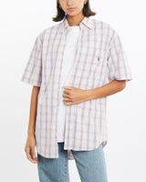 Vintage, 90s, Polo, Ralph, Lauren, Short, Sleeve, Button, Up, Shirt, The Real Deal, size medium, colour Pink, newtown, sydney, australia, thrift store, opshop, preloved, secondhand, sustainable, retro, antique, 70s, 80s, 90s, 2000s, 00s, fashion, clothing, streetwear, trendy, garment, style, boutique, store, shop, archive, sale, cheap, best, top, Shirts