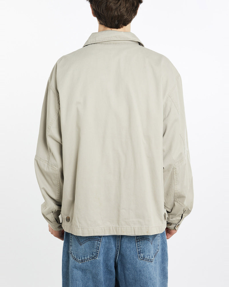 Vintage, 90s, Polo, Ralph, Lauren, Harrington, Jacket, The Real Deal, size extra large, colour Beige, newtown, sydney, australia, thrift store, opshop, preloved, secondhand, sustainable, retro, antique, 70s, 80s, 90s, 2000s, 00s, fashion, clothing, streetwear, trendy, garment, style, boutique, store, shop, archive, sale, cheap, best, top, Jackets