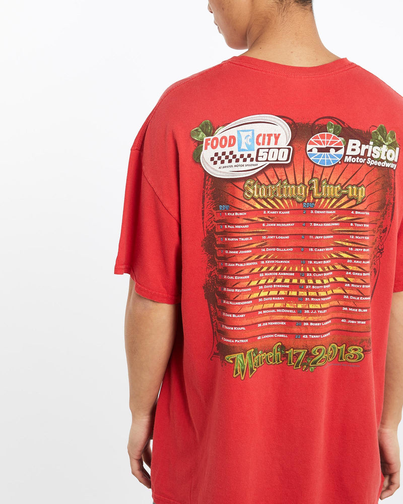 Bristol, Motor, Speedway, Racing, Tee, The Real Deal, size extra large, colour Red, newtown, sydney, australia, thrift store, opshop, preloved, secondhand, sustainable, retro, antique, 70s, 80s, 90s, 2000s, 00s, fashion, clothing, streetwear, trendy, garment, style, boutique, store, shop, archive, sale, cheap, best, top, T-Shirts