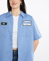 Vintage, Mechanic, Shirt, The Real Deal, size large, colour Blue, newtown, sydney, australia, thrift store, opshop, preloved, secondhand, sustainable, retro, antique, 70s, 80s, 90s, 2000s, 00s, fashion, clothing, streetwear, trendy, garment, style, boutique, store, shop, archive, sale, cheap, best, top, Shirts