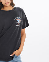 Vintage, 90s, Hard, Rock, Cafe, Tee, The Real Deal, size small, colour Black, newtown, sydney, australia, thrift store, opshop, preloved, secondhand, sustainable, retro, antique, 70s, 80s, 90s, 2000s, 00s, fashion, clothing, streetwear, trendy, garment, style, boutique, store, shop, archive, sale, cheap, best, top, T-Shirts