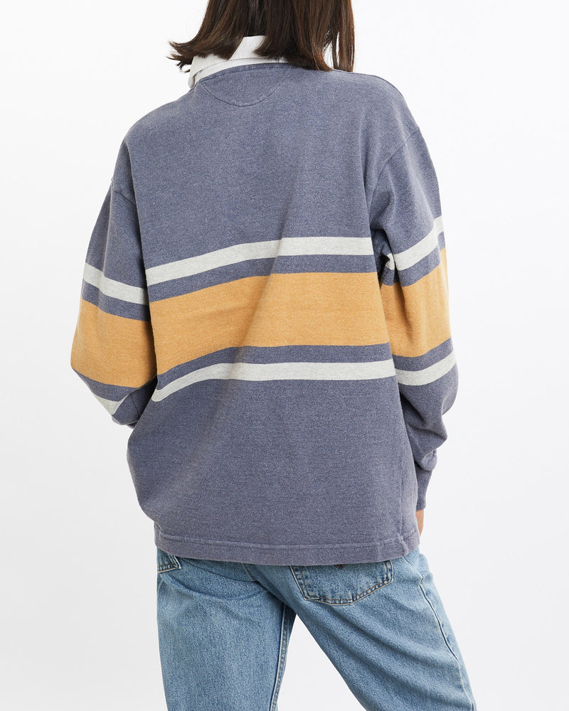 Vintage, 90s, University, of, Michigan, Rugby, Shirt, The Real Deal, size small, colour Multicolour, newtown, sydney, australia, thrift store, opshop, preloved, secondhand, sustainable, retro, antique, 70s, 80s, 90s, 2000s, 00s, fashion, clothing, streetwear, trendy, garment, style, boutique, store, shop, archive, sale, cheap, best, top, Shirts