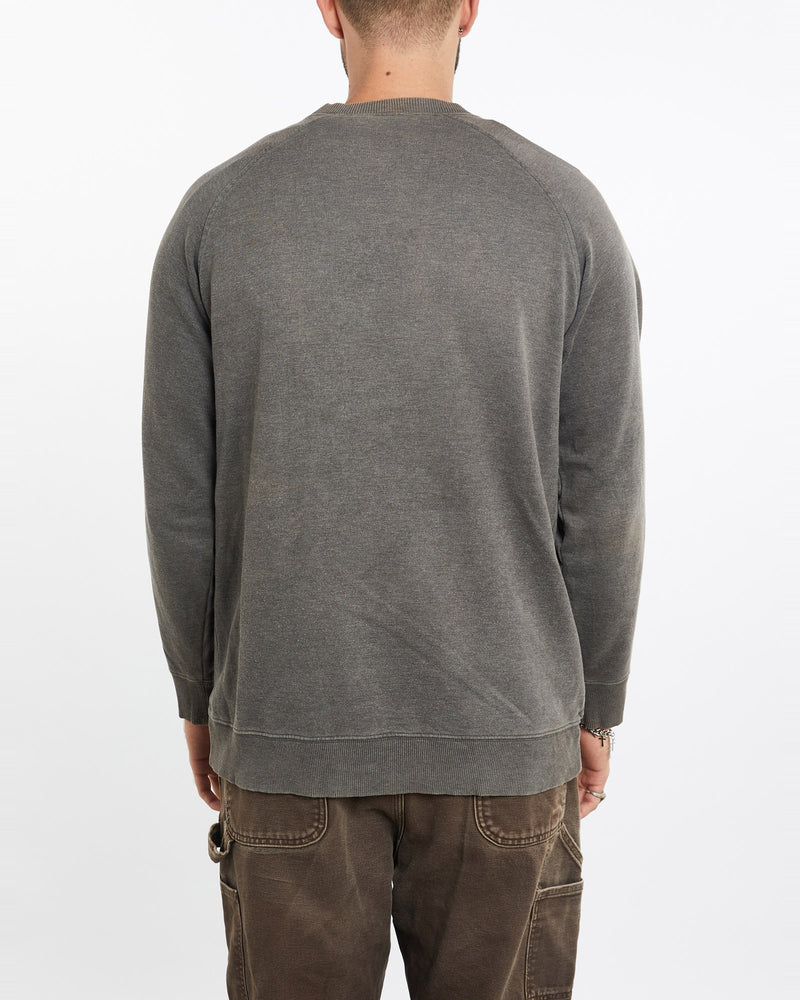 Vintage, 90s, Timberland, Sweatshirt, The Real Deal, size extra large, colour Grey, newtown, sydney, australia, thrift store, opshop, preloved, secondhand, sustainable, retro, antique, 70s, 80s, 90s, 2000s, 00s, fashion, clothing, streetwear, trendy, garment, style, boutique, store, shop, archive, sale, cheap, best, top, Sweats and hoodies