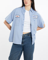 Vintage, Mechanic, Shirt, The Real Deal, size large, colour Blue, newtown, sydney, australia, thrift store, opshop, preloved, secondhand, sustainable, retro, antique, 70s, 80s, 90s, 2000s, 00s, fashion, clothing, streetwear, trendy, garment, style, boutique, store, shop, archive, sale, cheap, best, top, Shirts