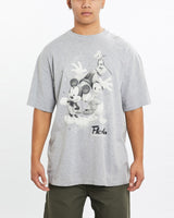 Vintage, Disney, Mickey, Mouse, Tee, The Real Deal, size large, colour Grey, newtown, sydney, australia, thrift store, opshop, preloved, secondhand, sustainable, retro, antique, 70s, 80s, 90s, 2000s, 00s, fashion, clothing, streetwear, trendy, garment, style, boutique, store, shop, archive, sale, cheap, best, top, T-Shirts