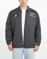 Vintage, 90s, Mechanic, Jacket, The Real Deal, size double extra large, colour Black, newtown, sydney, australia, thrift store, opshop, preloved, secondhand, sustainable, retro, antique, 70s, 80s, 90s, 2000s, 00s, fashion, clothing, streetwear, trendy, garment, style, boutique, store, shop, archive, sale, cheap, best, top, Jackets