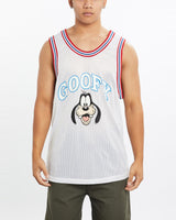 Vintage, 90s, Disney, Goofy, Jersey, The Real Deal, size large, colour White, newtown, sydney, australia, thrift store, opshop, preloved, secondhand, sustainable, retro, antique, 70s, 80s, 90s, 2000s, 00s, fashion, clothing, streetwear, trendy, garment, style, boutique, store, shop, archive, sale, cheap, best, top, T-Shirts