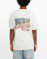 Vintage, Harley, Davidson, Tee, The Real Deal, size large, colour Grey, newtown, sydney, australia, thrift store, opshop, preloved, secondhand, sustainable, retro, antique, 70s, 80s, 90s, 2000s, 00s, fashion, clothing, streetwear, trendy, garment, style, boutique, store, shop, archive, sale, cheap, best, top, T-Shirts