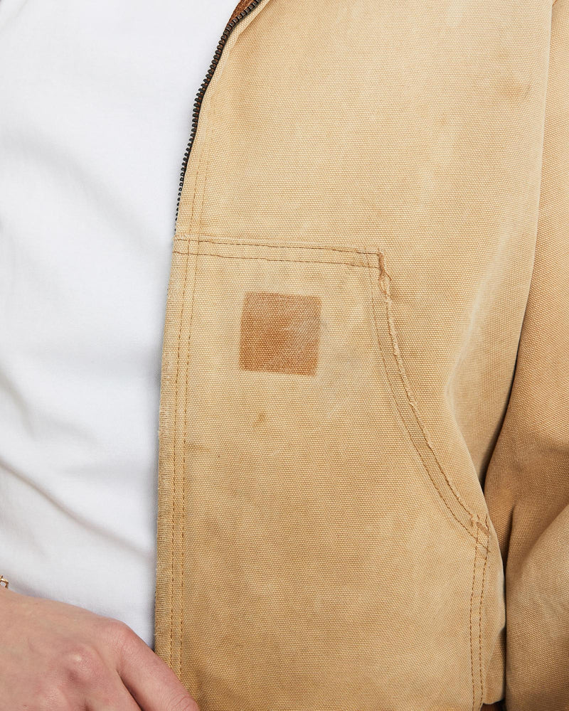 Vintage, 90s, Carhartt, Active', Jacket, The Real Deal, size medium, colour Brown, newtown, sydney, australia, thrift store, opshop, preloved, secondhand, sustainable, retro, antique, 70s, 80s, 90s, 2000s, 00s, fashion, clothing, streetwear, trendy, garment, style, boutique, store, shop, archive, sale, cheap, best, top, Jackets
