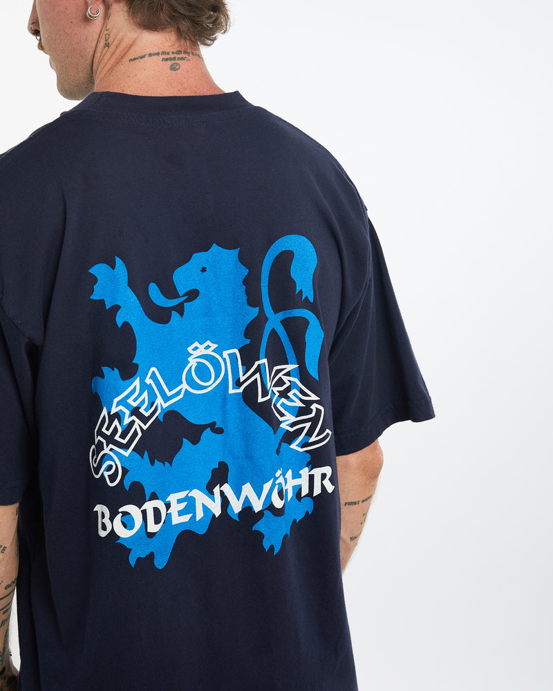 Vintage 90s Nike Seelöwen Bodenwöhr Tee <br>L , The Real Deal , newtown, sydney, australia, thrift store, opshop, preloved, secondhand, sustainable, retro, antique, 70s, 80s, 90s, 2000s, 00s, fashion, clothing, streetwear, trendy, garment, style, boutique, store, shop, archive, sale, cheap, best, top