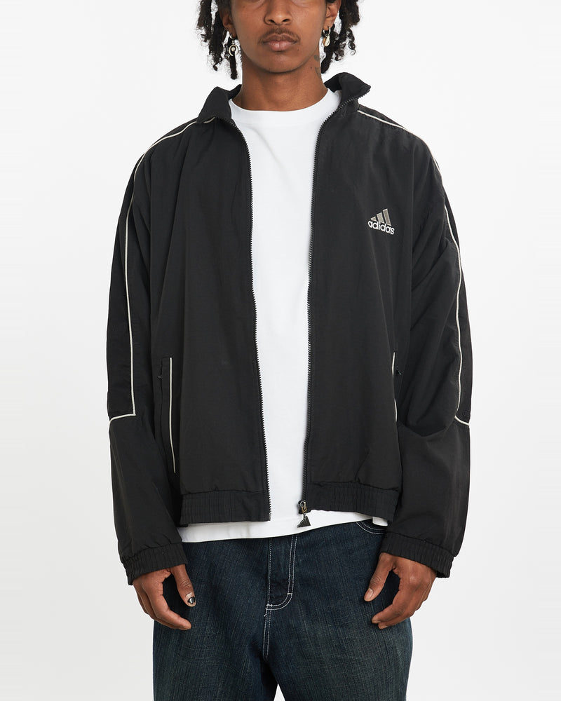Vintage 90s Adidas Windbreaker Jacket <br>L , The Real Deal , newtown, sydney, australia, thrift store, opshop, preloved, secondhand, sustainable, retro, antique, 70s, 80s, 90s, 2000s, 00s, fashion, clothing, streetwear, trendy, garment, style, boutique, store, shop, archive, sale, cheap, best, top