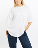 Vintage, 90s, Adidas, Tee, The Real Deal, size extra large, colour White, newtown, sydney, australia, thrift store, opshop, preloved, secondhand, sustainable, retro, antique, 70s, 80s, 90s, 2000s, 00s, fashion, clothing, streetwear, trendy, garment, style, boutique, store, shop, archive, sale, cheap, best, top, T-Shirts