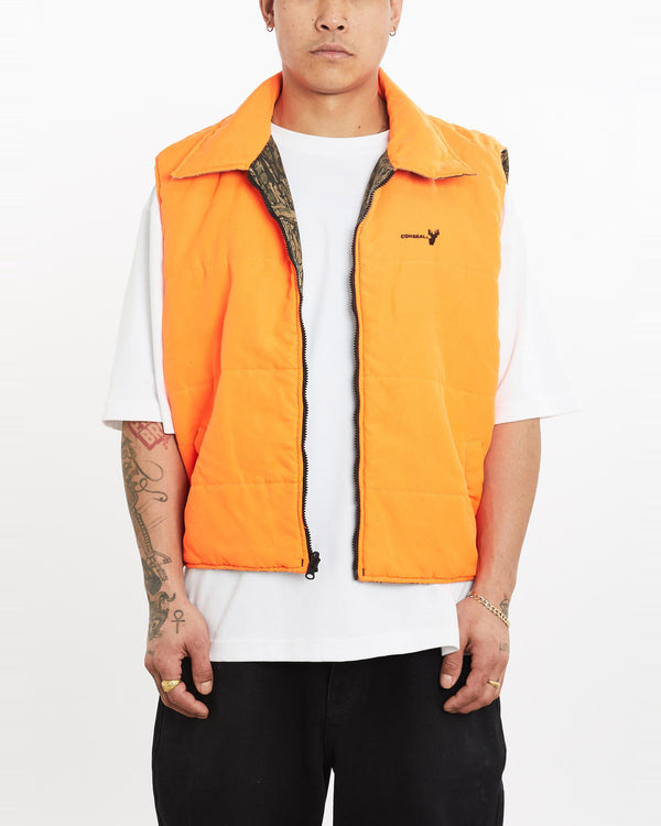 Vintage, Realtree, Camo, Reversible, Vest, The Real Deal, size extra large, colour Multicolour, newtown, sydney, australia, thrift store, opshop, preloved, secondhand, sustainable, retro, antique, 70s, 80s, 90s, 2000s, 00s, fashion, clothing, streetwear, trendy, garment, style, boutique, store, shop, archive, sale, cheap, best, top, Jackets