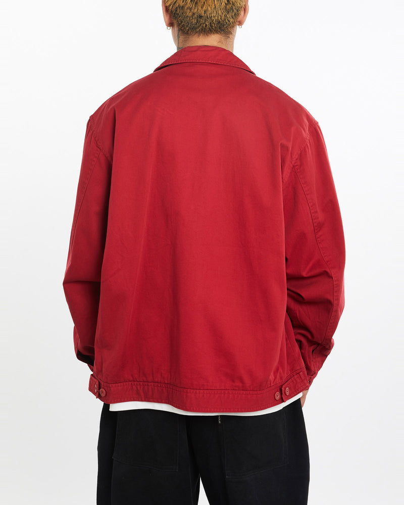 Vintage, 90s, Polo, Ralph, Lauren, Harrington, Jacket, The Real Deal, size extra large, colour Red, newtown, sydney, australia, thrift store, opshop, preloved, secondhand, sustainable, retro, antique, 70s, 80s, 90s, 2000s, 00s, fashion, clothing, streetwear, trendy, garment, style, boutique, store, shop, archive, sale, cheap, best, top, Jackets
