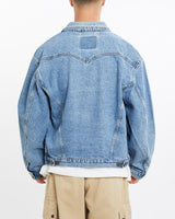 Vintage, Levi's, Denim, Jacket, The Real Deal, size large, colour Blue, newtown, sydney, australia, thrift store, opshop, preloved, secondhand, sustainable, retro, antique, 70s, 80s, 90s, 2000s, 00s, fashion, clothing, streetwear, trendy, garment, style, boutique, store, shop, archive, sale, cheap, best, top, Jackets