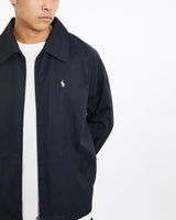 Vintage, 90s, Polo, Ralph, Lauren, Harrington, Jacket, The Real Deal, size extra large, colour Navy, newtown, sydney, australia, thrift store, opshop, preloved, secondhand, sustainable, retro, antique, 70s, 80s, 90s, 2000s, 00s, fashion, clothing, streetwear, trendy, garment, style, boutique, store, shop, archive, sale, cheap, best, top, Jackets