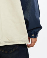 Vintage, 90s, Reebok, Windbreaker, Jacket, The Real Deal, size large, colour Blue, newtown, sydney, australia, thrift store, opshop, preloved, secondhand, sustainable, retro, antique, 70s, 80s, 90s, 2000s, 00s, fashion, clothing, streetwear, trendy, garment, style, boutique, store, shop, archive, sale, cheap, best, top, Jackets