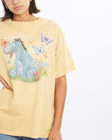 Vintage, 90s, Disney, Winnie, The, Pooh, Eeyore', Tee, The Real Deal, size small, colour Yellow, newtown, sydney, australia, thrift store, opshop, preloved, secondhand, sustainable, retro, antique, 70s, 80s, 90s, 2000s, 00s, fashion, clothing, streetwear, trendy, garment, style, boutique, store, shop, archive, sale, cheap, best, top, T-Shirts