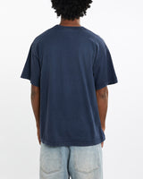 Vintage, 90s, Nike, Athletics, Tee, The Real Deal, size large, colour Navy, newtown, sydney, australia, thrift store, opshop, preloved, secondhand, sustainable, retro, antique, 70s, 80s, 90s, 2000s, 00s, fashion, clothing, streetwear, trendy, garment, style, boutique, store, shop, archive, sale, cheap, best, top, T-Shirts