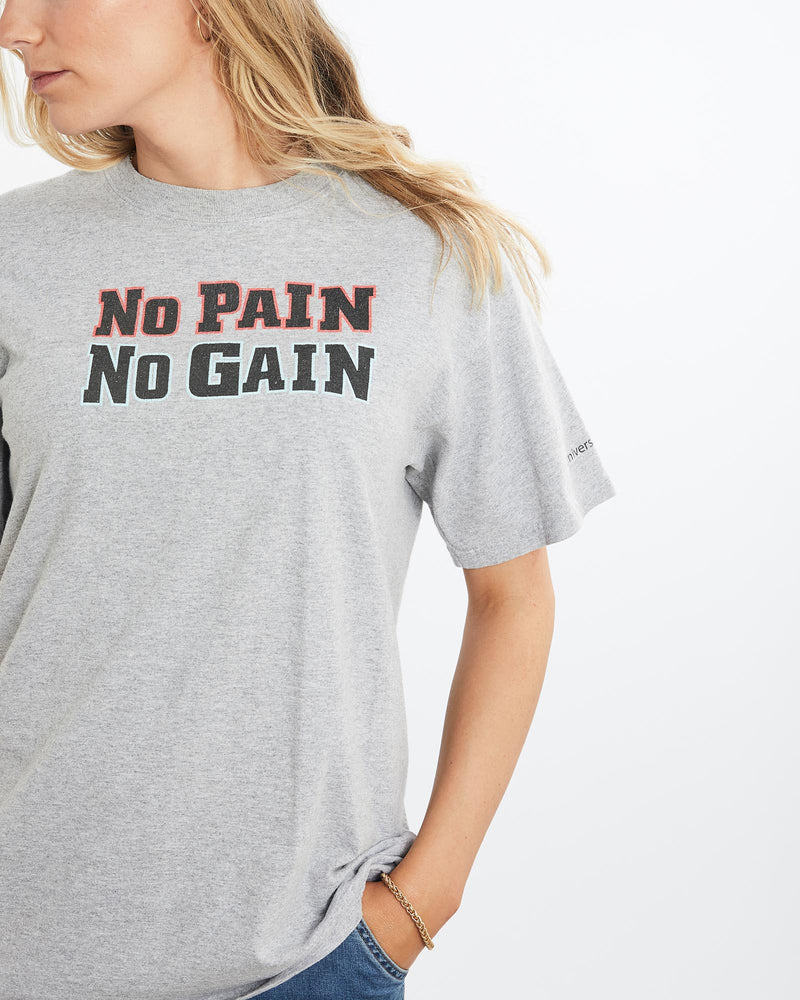 Vintage, SpongeBob, SquarePants, Cartoon, Tee, The Real Deal, size medium, colour Grey, newtown, sydney, australia, thrift store, opshop, preloved, secondhand, sustainable, retro, antique, 70s, 80s, 90s, 2000s, 00s, fashion, clothing, streetwear, trendy, garment, style, boutique, store, shop, archive, sale, cheap, best, top, T-Shirts