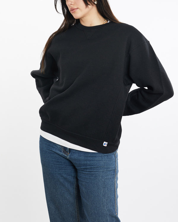 Vintage, Russell, Athletic, Sweatshirt, The Real Deal, size medium, colour Black, newtown, sydney, australia, thrift store, opshop, preloved, secondhand, sustainable, retro, antique, 70s, 80s, 90s, 2000s, 00s, fashion, clothing, streetwear, trendy, garment, style, boutique, store, shop, archive, sale, cheap, best, top, Sweats and hoodies
