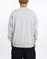 Vintage, NFL, New, York, Jets, Sweatshirt, The Real Deal, size extra large, colour Grey, newtown, sydney, australia, thrift store, opshop, preloved, secondhand, sustainable, retro, antique, 70s, 80s, 90s, 2000s, 00s, fashion, clothing, streetwear, trendy, garment, style, boutique, store, shop, archive, sale, cheap, best, top, Sweats and hoodies