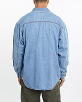 Vintage, Levi's, Denim, Button, Up, Shirt, The Real Deal, size medium, colour Blue, newtown, sydney, australia, thrift store, opshop, preloved, secondhand, sustainable, retro, antique, 70s, 80s, 90s, 2000s, 00s, fashion, clothing, streetwear, trendy, garment, style, boutique, store, shop, archive, sale, cheap, best, top, Shirts