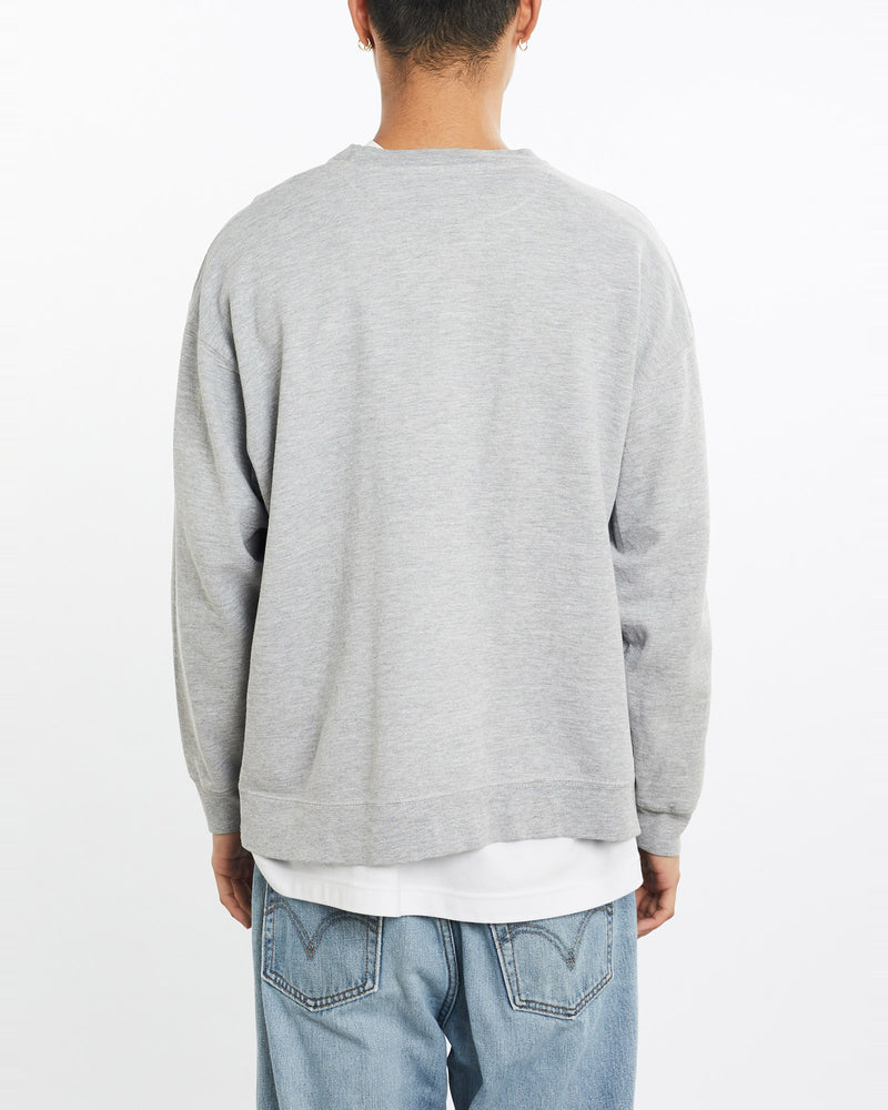 Vintage, NCAA, Penn, State, Nittany, Lions, Sweatshirt, The Real Deal, size large, colour Grey, newtown, sydney, australia, thrift store, opshop, preloved, secondhand, sustainable, retro, antique, 70s, 80s, 90s, 2000s, 00s, fashion, clothing, streetwear, trendy, garment, style, boutique, store, shop, archive, sale, cheap, best, top, Sweats and hoodies