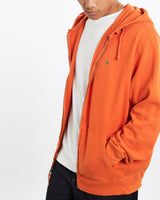Vintage, 90s, Polo, Ralph, Lauren, Hooded, Sweatshirt, The Real Deal, size extra large, colour Orange, newtown, sydney, australia, thrift store, opshop, preloved, secondhand, sustainable, retro, antique, 70s, 80s, 90s, 2000s, 00s, fashion, clothing, streetwear, trendy, garment, style, boutique, store, shop, archive, sale, cheap, best, top, Sweats and hoodies