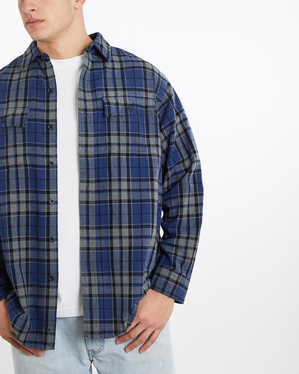 Vintage, L.L., Bean, Flannelette, Button, Up, Shirt, The Real Deal, size double extra large, colour Multicolour, newtown, sydney, australia, thrift store, opshop, preloved, secondhand, sustainable, retro, antique, 70s, 80s, 90s, 2000s, 00s, fashion, clothing, streetwear, trendy, garment, style, boutique, store, shop, archive, sale, cheap, best, top, Shirts