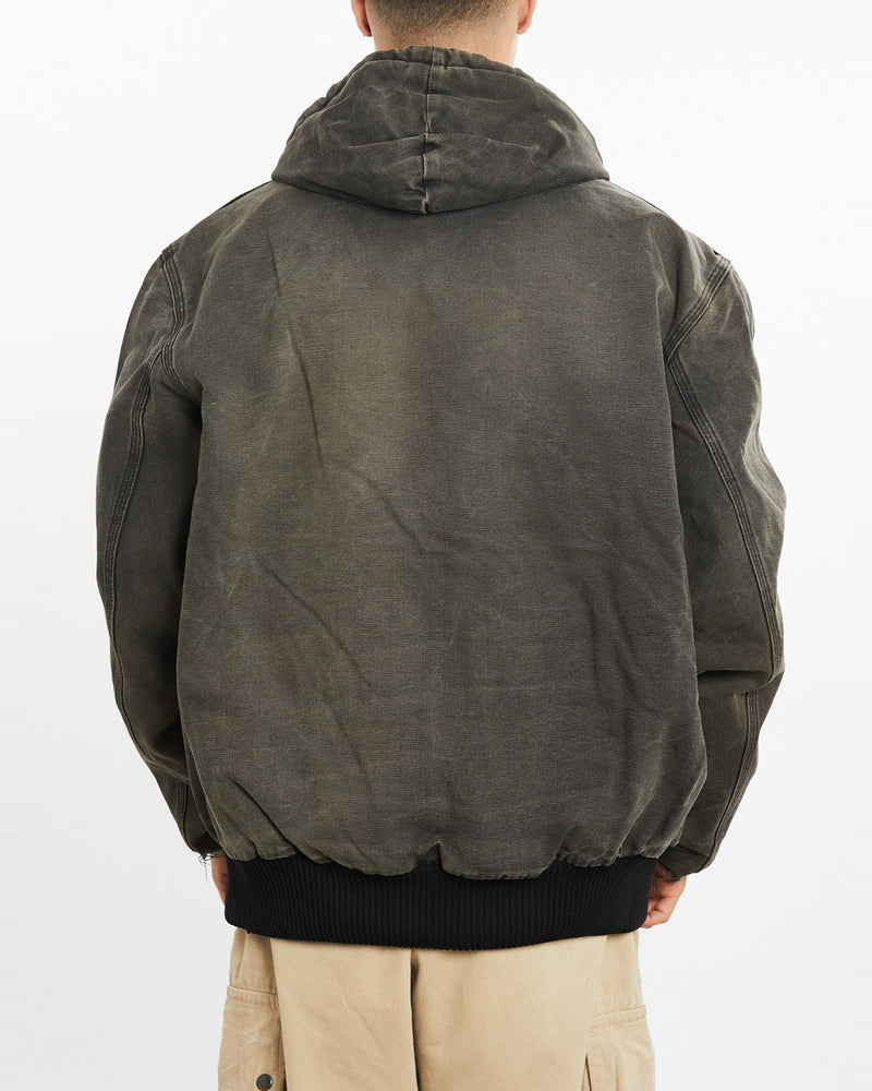 Vintage, Carhartt, Active', Jacket, The Real Deal, size large, colour Black, newtown, sydney, australia, thrift store, opshop, preloved, secondhand, sustainable, retro, antique, 70s, 80s, 90s, 2000s, 00s, fashion, clothing, streetwear, trendy, garment, style, boutique, store, shop, archive, sale, cheap, best, top, Jackets