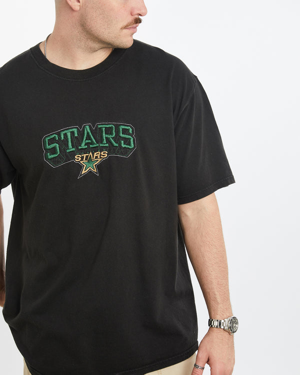 Vintage 90s NHL Dallas Stars Tee <br>L , The Real Deal , newtown, sydney, australia, thrift store, opshop, preloved, secondhand, sustainable, retro, antique, 70s, 80s, 90s, 2000s, 00s, fashion, clothing, streetwear, trendy, garment, style, boutique, store, shop, archive, sale, cheap, best, top