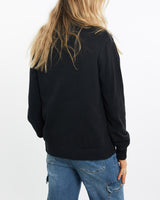 Vintage, U.S., Polo, Assn., Quarter, Zip, Sweater, The Real Deal, size medium, colour Black, newtown, sydney, australia, thrift store, opshop, preloved, secondhand, sustainable, retro, antique, 70s, 80s, 90s, 2000s, 00s, fashion, clothing, streetwear, trendy, garment, style, boutique, store, shop, archive, sale, cheap, best, top, Sweats and hoodies