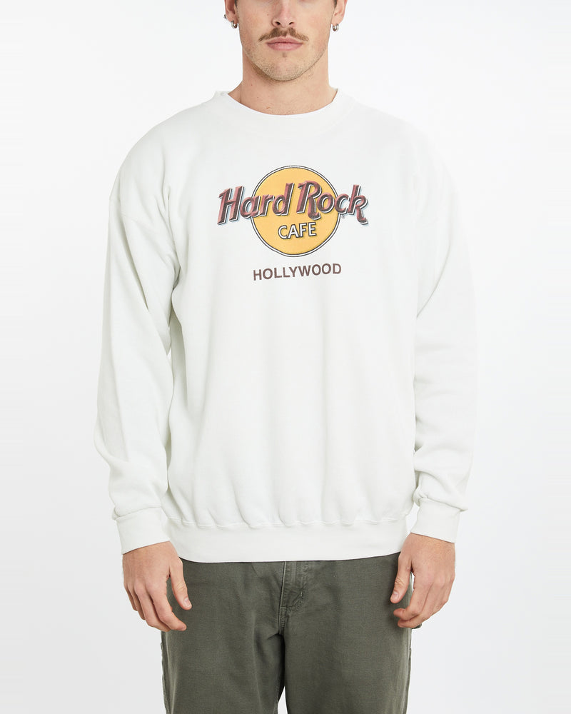 Vintage 90s Hard Rock Cafe Sweatshirt <br>XL , The Real Deal , newtown, sydney, australia, thrift store, opshop, preloved, secondhand, sustainable, retro, antique, 70s, 80s, 90s, 2000s, 00s, fashion, clothing, streetwear, trendy, garment, style, boutique, store, shop, archive, sale, cheap, best, top