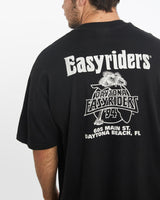 Vintage, 1994, Easyriders, Discovering, America', Tee, The Real Deal, size large, colour Black, newtown, sydney, australia, thrift store, opshop, preloved, secondhand, sustainable, retro, antique, 70s, 80s, 90s, 2000s, 00s, fashion, clothing, streetwear, trendy, garment, style, boutique, store, shop, archive, sale, cheap, best, top, T-Shirts