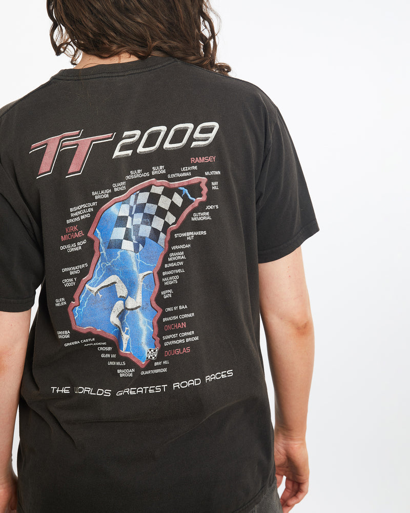 Vintage TT Motocross Tee <br>M , The Real Deal , newtown, sydney, australia, thrift store, opshop, preloved, secondhand, sustainable, retro, antique, 70s, 80s, 90s, 2000s, 00s, fashion, clothing, streetwear, trendy, garment, style, boutique, store, shop, archive, sale, cheap, best, top