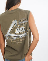 Vintage, Harley, Davidson, Tank, The Real Deal, size small, colour Green, newtown, sydney, australia, thrift store, opshop, preloved, secondhand, sustainable, retro, antique, 70s, 80s, 90s, 2000s, 00s, fashion, clothing, streetwear, trendy, garment, style, boutique, store, shop, archive, sale, cheap, best, top, T-Shirts