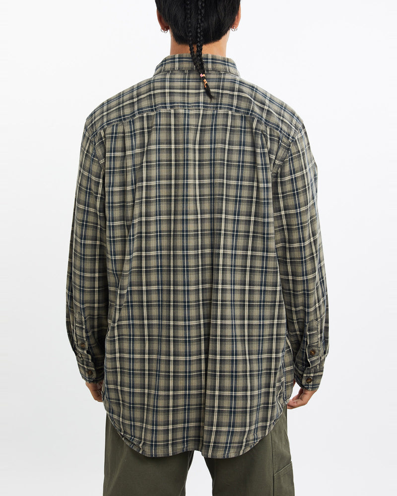 Vintage, Carhartt, Button, Up, Shirt, The Real Deal, size large, colour Green, newtown, sydney, australia, thrift store, opshop, preloved, secondhand, sustainable, retro, antique, 70s, 80s, 90s, 2000s, 00s, fashion, clothing, streetwear, trendy, garment, style, boutique, store, shop, archive, sale, cheap, best, top, Shirts