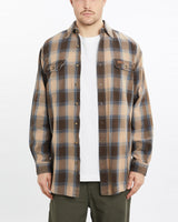 Vintage, Carhartt, Flannelette, Button, Up, Shirt, The Real Deal, size extra large, colour Beige, newtown, sydney, australia, thrift store, opshop, preloved, secondhand, sustainable, retro, antique, 70s, 80s, 90s, 2000s, 00s, fashion, clothing, streetwear, trendy, garment, style, boutique, store, shop, archive, sale, cheap, best, top, Shirts