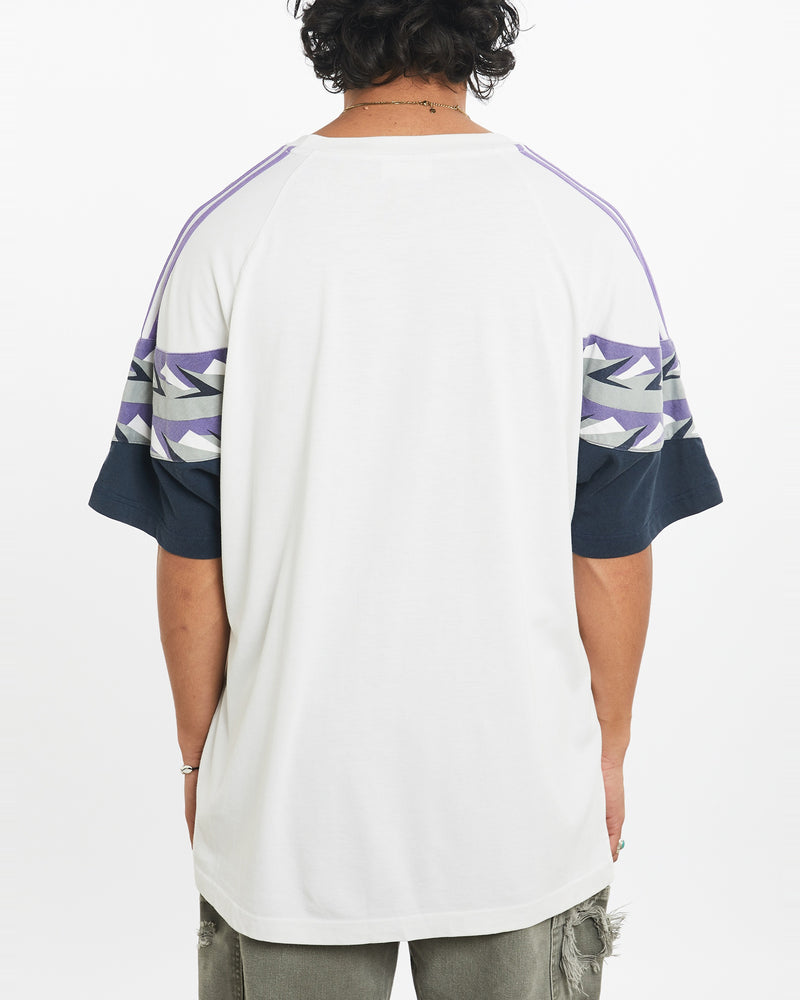 Vintage 90s Adidas Tee <br>XL , The Real Deal , newtown, sydney, australia, thrift store, opshop, preloved, secondhand, sustainable, retro, antique, 70s, 80s, 90s, 2000s, 00s, fashion, clothing, streetwear, trendy, garment, style, boutique, store, shop, archive, sale, cheap, best, top