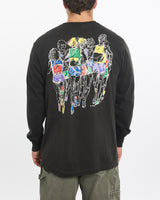 1991, OFSAA, Cross, Country, Long, Sleeve, Tee, The Real Deal, size large, colour Black, newtown, sydney, australia, thrift store, opshop, preloved, secondhand, sustainable, retro, antique, 70s, 80s, 90s, 2000s, 00s, fashion, clothing, streetwear, trendy, garment, style, boutique, store, shop, archive, sale, cheap, best, top, T-Shirts