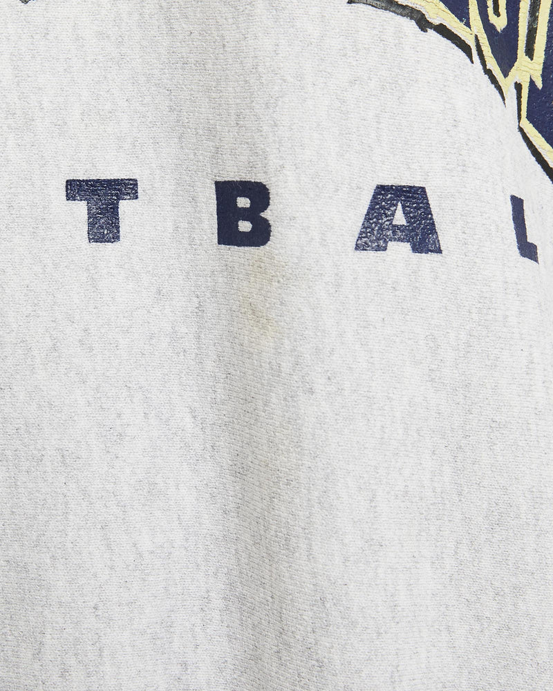 Vintage, NCAA, Pittsburgh, Panthers, Sweatshirt, The Real Deal, size extra large, colour Grey, newtown, sydney, australia, thrift store, opshop, preloved, secondhand, sustainable, retro, antique, 70s, 80s, 90s, 2000s, 00s, fashion, clothing, streetwear, trendy, garment, style, boutique, store, shop, archive, sale, cheap, best, top, Sweats and hoodies