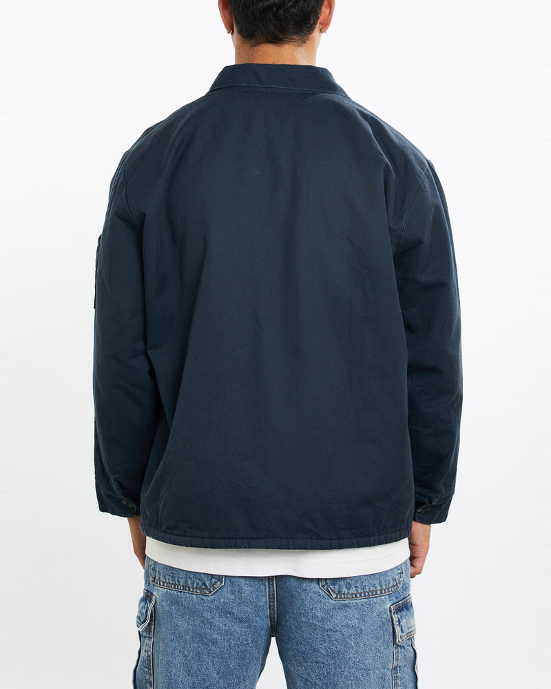 Vintage, Mechanic, Jacket, The Real Deal, size extra large, colour Blue, newtown, sydney, australia, thrift store, opshop, preloved, secondhand, sustainable, retro, antique, 70s, 80s, 90s, 2000s, 00s, fashion, clothing, streetwear, trendy, garment, style, boutique, store, shop, archive, sale, cheap, best, top, Jackets