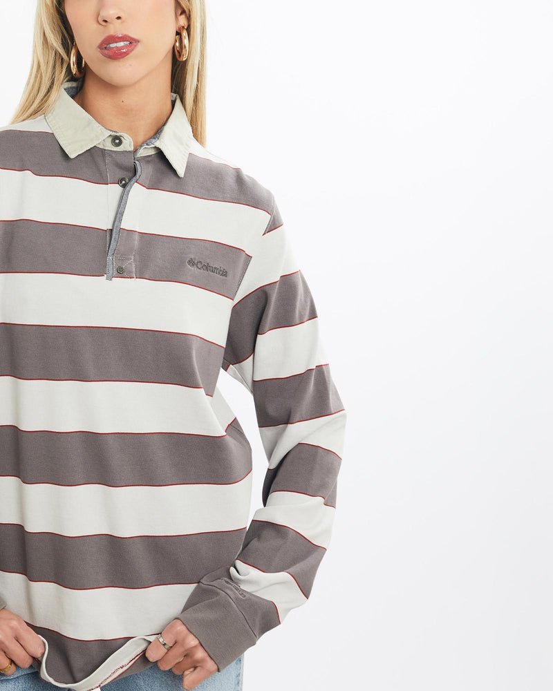 Vintage, Columbia, Rugby, Shirt, The Real Deal, size extra small, colour Multicolour, newtown, sydney, australia, thrift store, opshop, preloved, secondhand, sustainable, retro, antique, 70s, 80s, 90s, 2000s, 00s, fashion, clothing, streetwear, trendy, garment, style, boutique, store, shop, archive, sale, cheap, best, top, Shirts