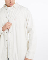 Vintage, Levi's, Button, Up, Shirt, The Real Deal, size double extra large, colour White, newtown, sydney, australia, thrift store, opshop, preloved, secondhand, sustainable, retro, antique, 70s, 80s, 90s, 2000s, 00s, fashion, clothing, streetwear, trendy, garment, style, boutique, store, shop, archive, sale, cheap, best, top, Shirts