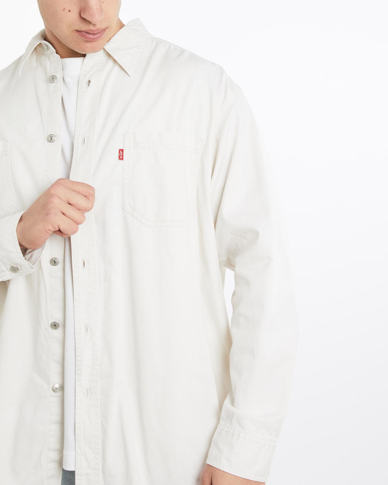 Vintage, Levi's, Button, Up, Shirt, The Real Deal, size double extra large, colour White, newtown, sydney, australia, thrift store, opshop, preloved, secondhand, sustainable, retro, antique, 70s, 80s, 90s, 2000s, 00s, fashion, clothing, streetwear, trendy, garment, style, boutique, store, shop, archive, sale, cheap, best, top, Shirts