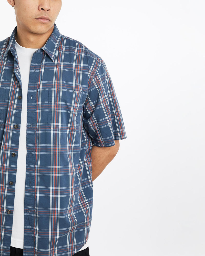 Vintage, Dickies, Short, Sleeve, Button, Up, Shirt, The Real Deal, size extra large, colour Multicolour, newtown, sydney, australia, thrift store, opshop, preloved, secondhand, sustainable, retro, antique, 70s, 80s, 90s, 2000s, 00s, fashion, clothing, streetwear, trendy, garment, style, boutique, store, shop, archive, sale, cheap, best, top, Shirts