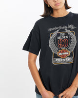 Vintage, 1993, Harley, Davidson, Tee, The Real Deal, size small, colour Black, newtown, sydney, australia, thrift store, opshop, preloved, secondhand, sustainable, retro, antique, 70s, 80s, 90s, 2000s, 00s, fashion, clothing, streetwear, trendy, garment, style, boutique, store, shop, archive, sale, cheap, best, top, T-Shirts